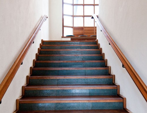 Stairway to first floor