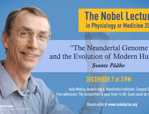 The Nobel Lecture in Physiology or Medicine 2022 – Dec 7 – 3PM
